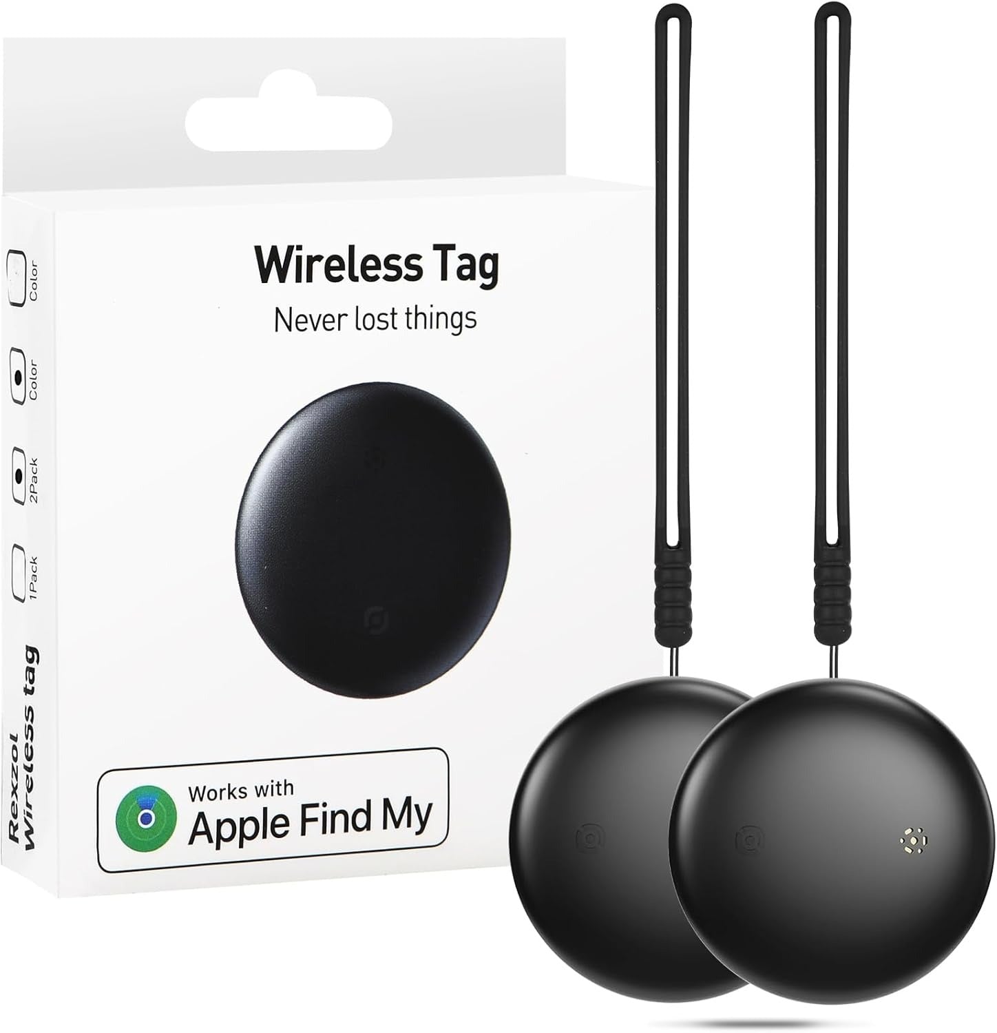 ჭკვიანი ტეგი გასაღებების მოსაძებნად – მუშაობს Apple Find My-თან, IP68 წყალგაუმტარი