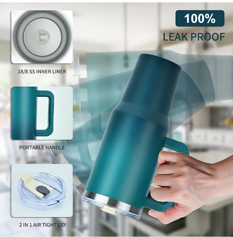 ორმაგი ფენიანი უჟანგავი ფოლადის ხელიანი თერმოსი