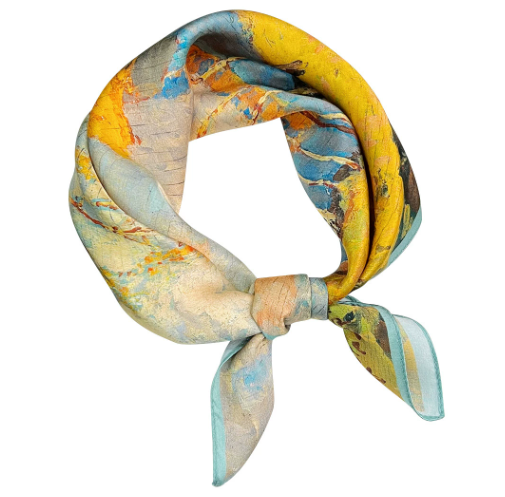 Silk Scarf,  Paintings, 53 x 53 cm