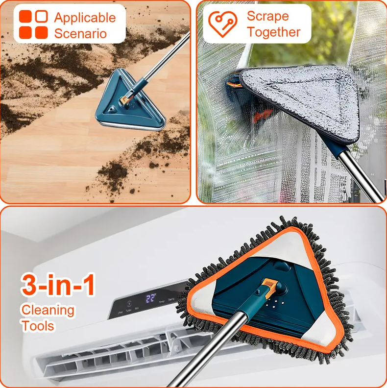 სამკუთხა საწმენდი, ჭერის და მინის საწმენდი, მბრუნავი საწმენდი