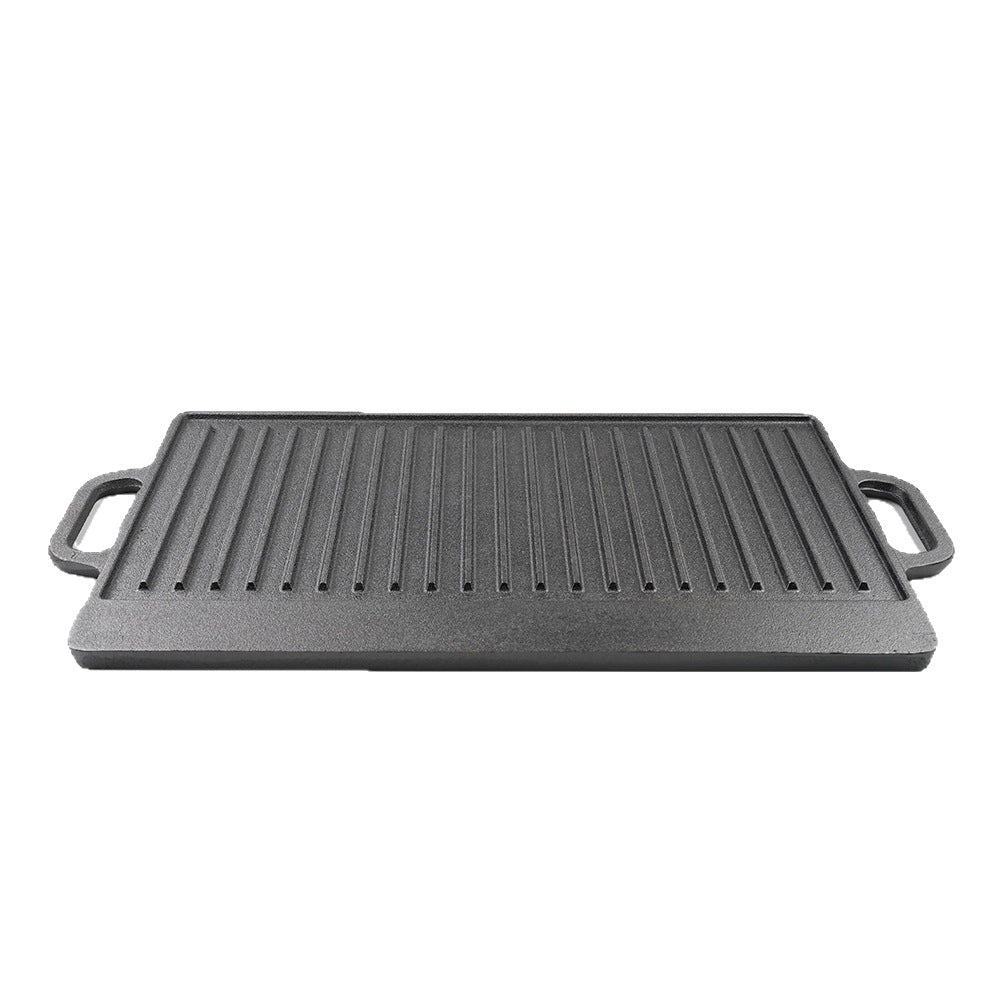 Cast Iron Double-Ear Outdoor Griddle 50 × 23 cm
