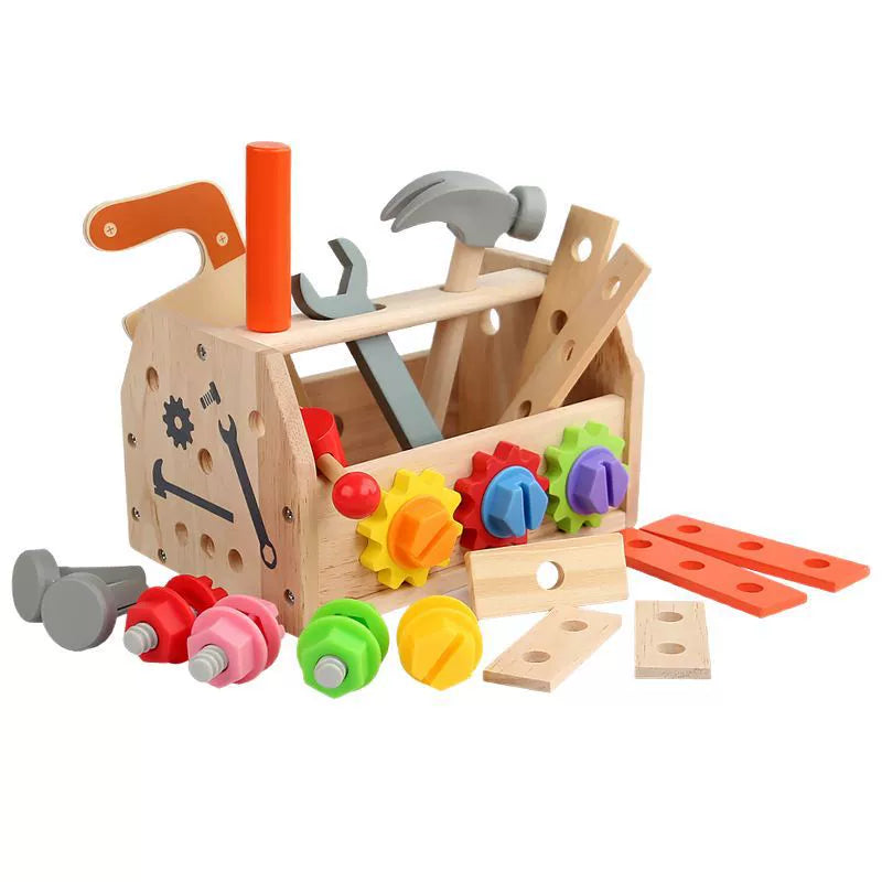 Wooden Maintenance Tool Set Toy for Kids