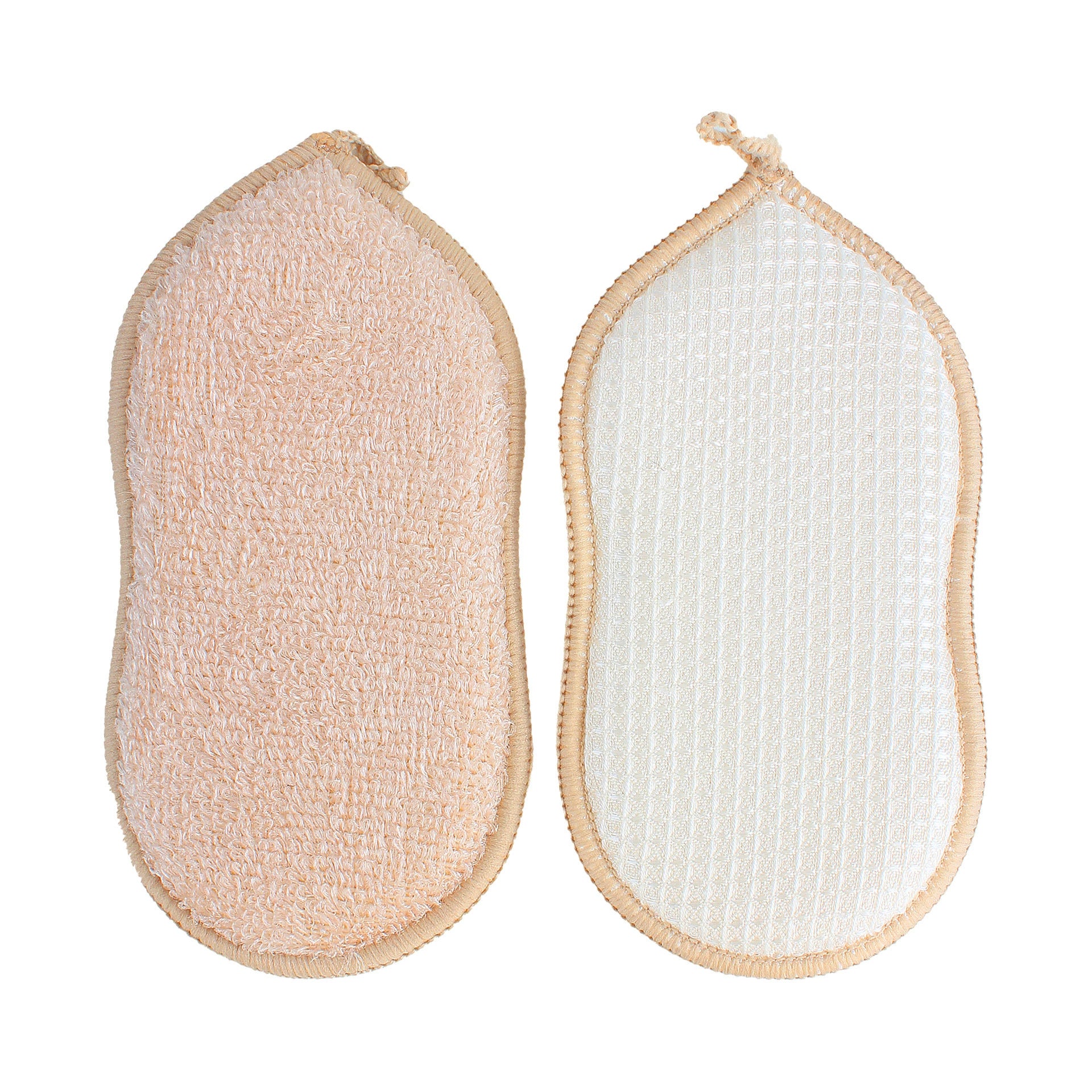 Bamboo Fiber Double - sided Sponge Cleaning Cloth