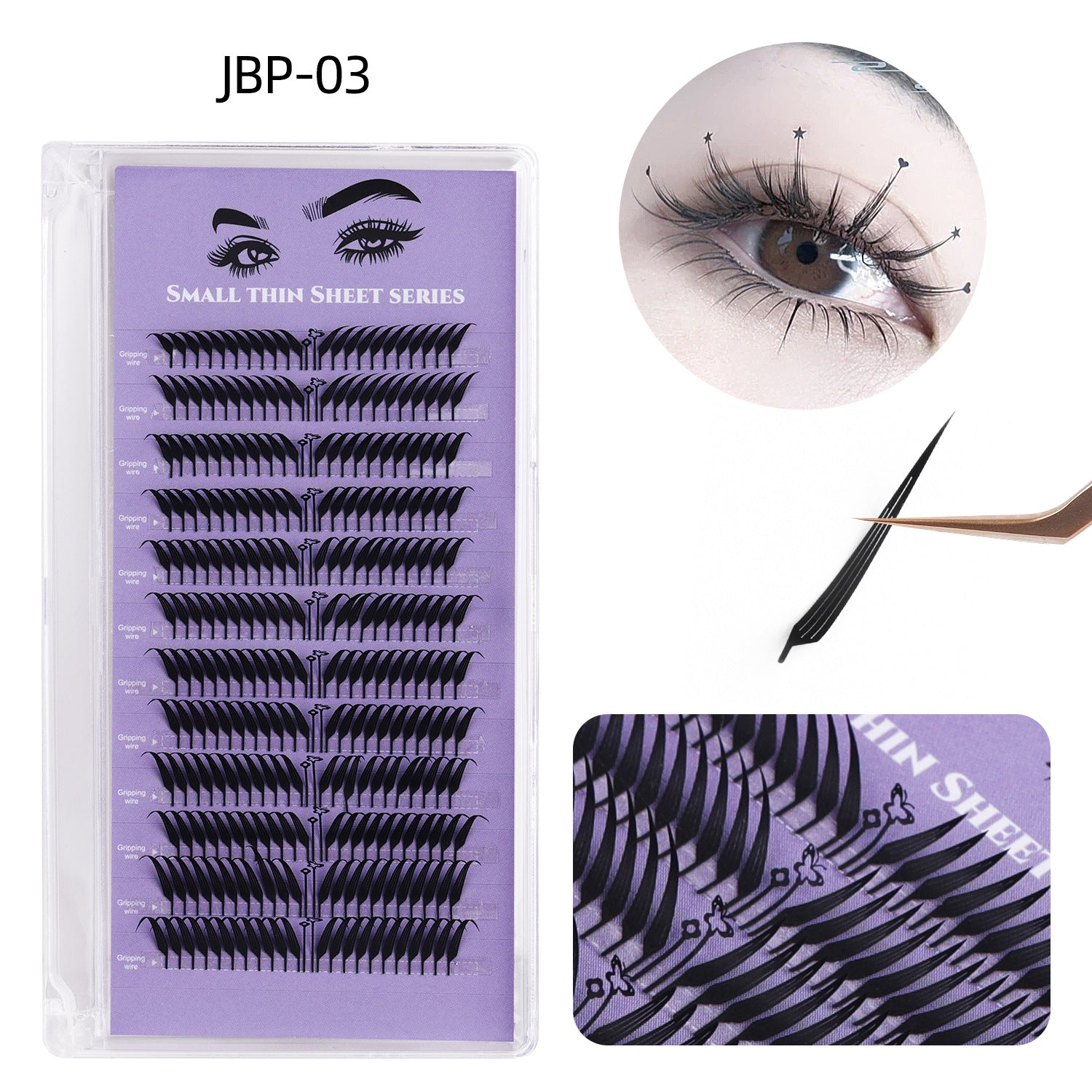 False Eyelashes Mixed Tray