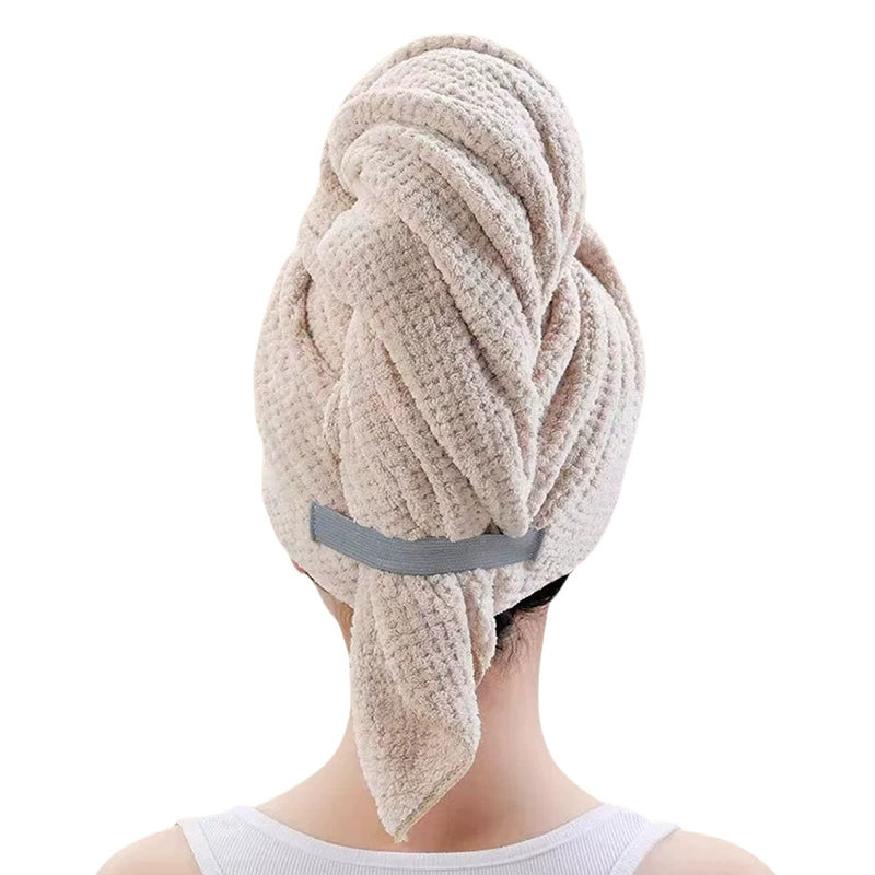 Coral Fleece Hair Drying Cap